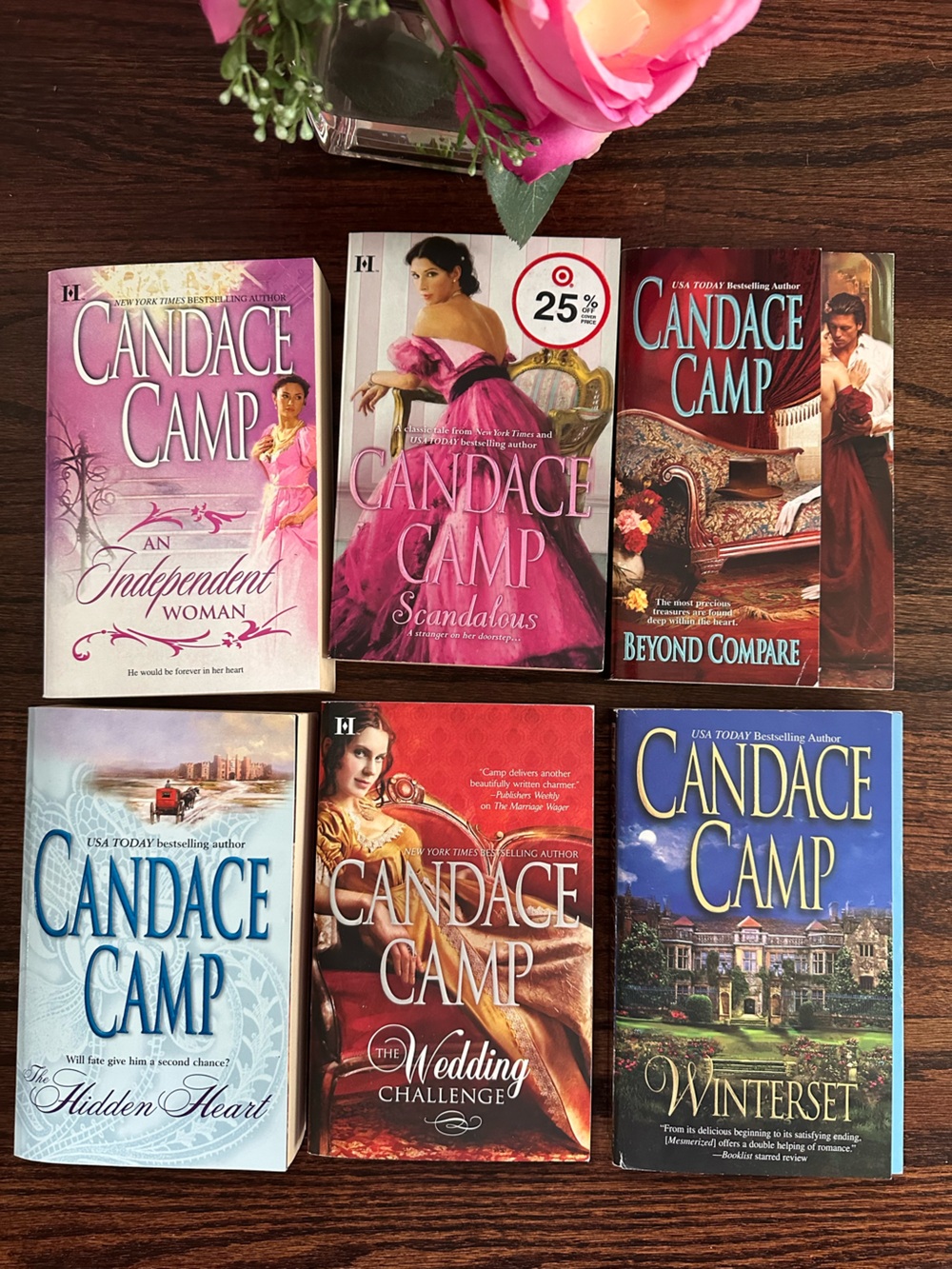 Bundle of 6 Candace Camp paperback books